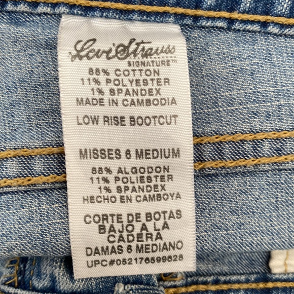 Levi Strauss & CO. Jeans low rise bootcut size 6 - Picture 5 of 9
